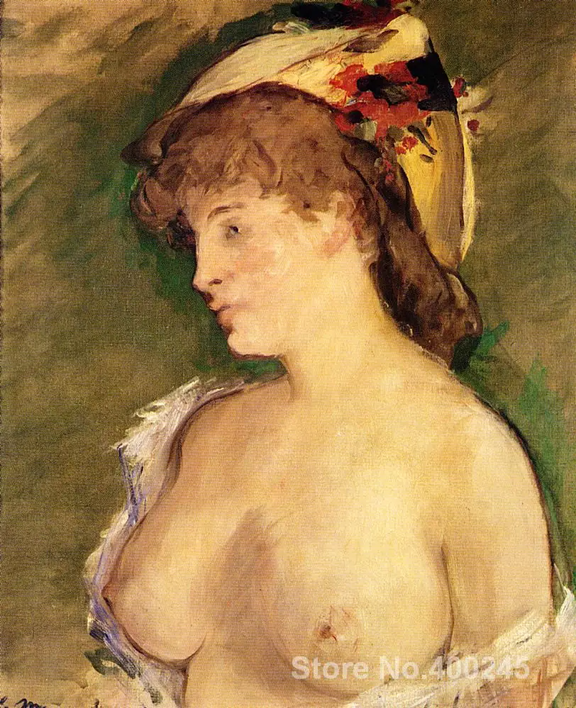 Art oil Painting The Blonde with Bare Breasts by Edouard Manet High quality Handmade
Art oil Painting The Blonde with Bare Breasts by Edouard Manet High quality Handmade