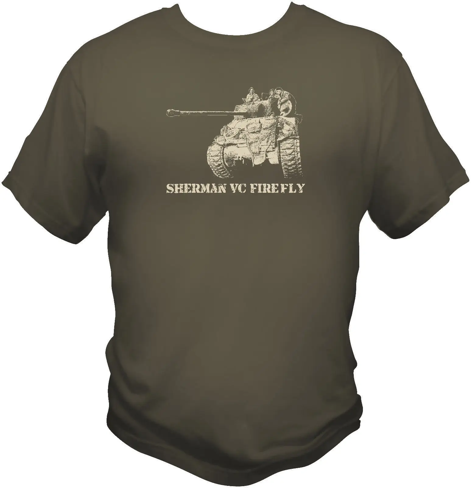 Мужская футболка Sherman Firefly Tank английская M4 D Day M18 Patton ASL FOW 1/35 лето 2019|men t-shirt|t shirtt-shirt