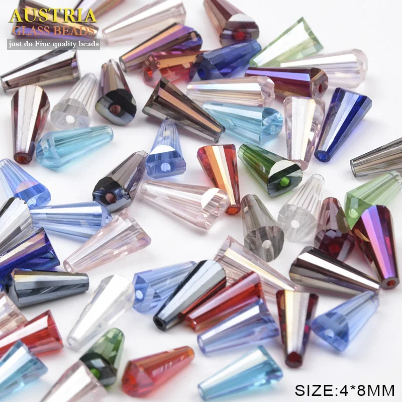 Tower shape Upscale Austrian crystal beads conical loose beads glass ball 4*8mm 200pcs supply bracelet Jewelry Making DIY
Tower shape Upscale Austrian crystal beads conical loose beads glass ball 4*8mm 200pcs supply bracelet Jewelry Making DIY