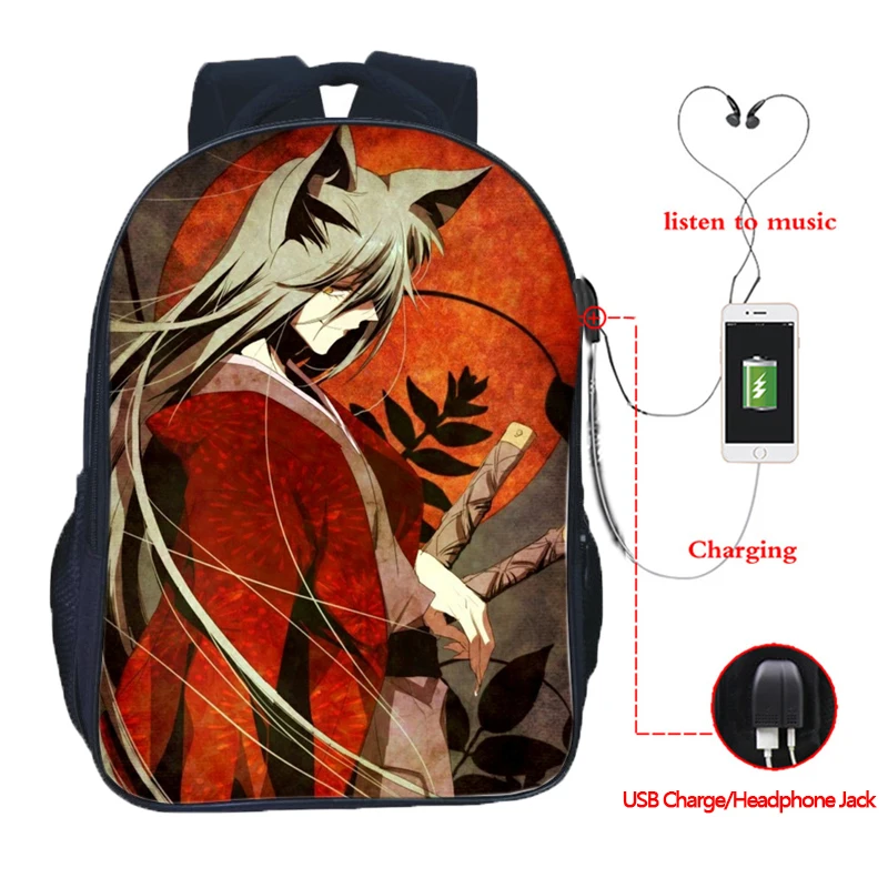 Beautiful Kamisama Kiss USB Charging Backpack Students Backpacks Travel Bags Fashion School Bag
Beautiful Kamisama Kiss USB Charging Backpack Students Backpacks Travel Bags Fashion School Bag