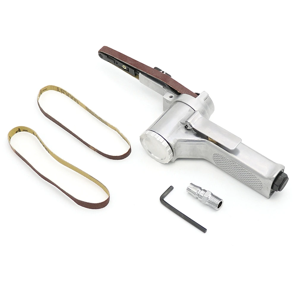 Steel Silver Air Belt Sander For Air Compressor Sanding With Sanding Belt Pneumatic Tools For Woodworking Furniture Polishing
Steel Silver Air Belt Sander For Air Compressor Sanding With Sanding Belt Pneumatic Tools For Woodworking Furniture Polishing