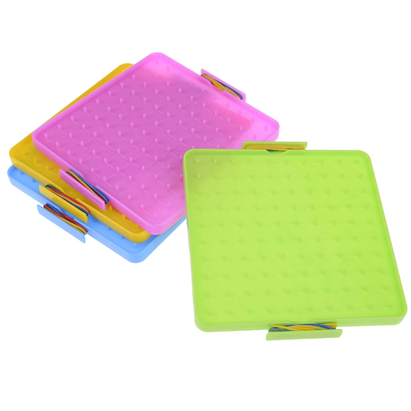 Plastic Nail Plate Primary Mathematics Nailboard Tool Geometry Demo Children Educational Toy Teaching Instrument Puzzle Game Toy
Plastic Nail Plate Primary Mathematics Nailboard Tool Geometry Demo Children Educational Toy Teaching Instrument Puzzle Game Toy