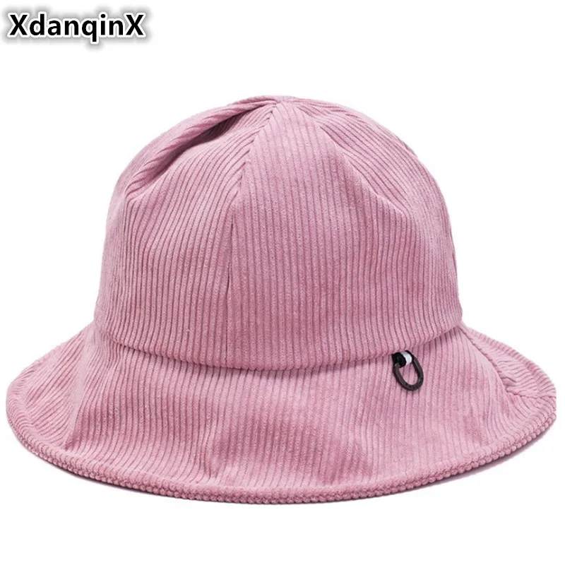 XdanqinX Winter Women's Bucket Hats Corduroy Cotton Elegant Ladies Cap Headwear Decoration Fashion Warm Sun Visor Hat For Women
XdanqinX Winter Women's Bucket Hats Corduroy Cotton Elegant Ladies Cap Headwear Decoration Fashion Warm Sun Visor Hat For Women
