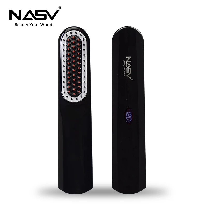 2019 Wireless Mini Hair Straightener brush Fast Heating USB charging Ceramic Hair Straightening Curling Irons with LCD display
2019 Wireless Mini Hair Straightener brush Fast Heating USB charging Ceramic Hair Straightening Curling Irons with LCD display