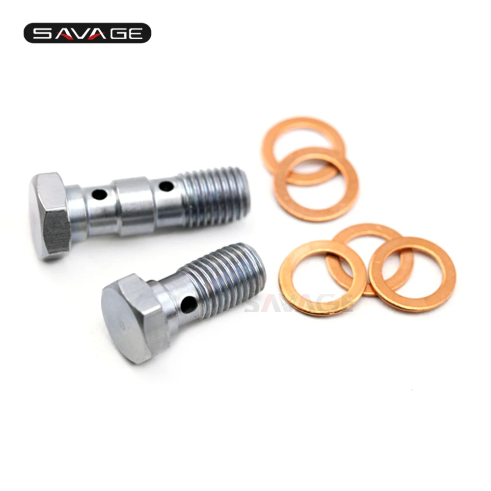 Universal Banjo Bolt Brake Master Cylinder Screw Motorcycle Accessories CNC 1 Set Hollow Stainless Steel Front Rear Short Long
Universal Banjo Bolt Brake Master Cylinder Screw Motorcycle Accessories CNC 1 Set Hollow Stainless Steel Front Rear Short Long