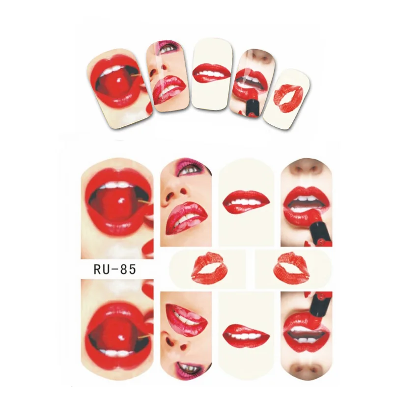Nail Sticker WATER TRANSFER DECAL FULL COVER KISS LIP STRAWBERRY PUMPKIN FLOWER DAISY CARTOON GIRL RU085-090
Nail Sticker WATER TRANSFER DECAL FULL COVER KISS LIP STRAWBERRY PUMPKIN FLOWER DAISY CARTOON GIRL RU085-090