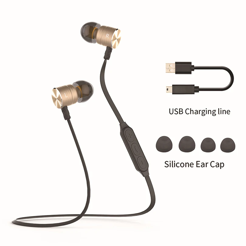 Aibesser CSR8635 хорошая гарнитура bluetooth Магнит дизайн вкладыши спортивные наушники