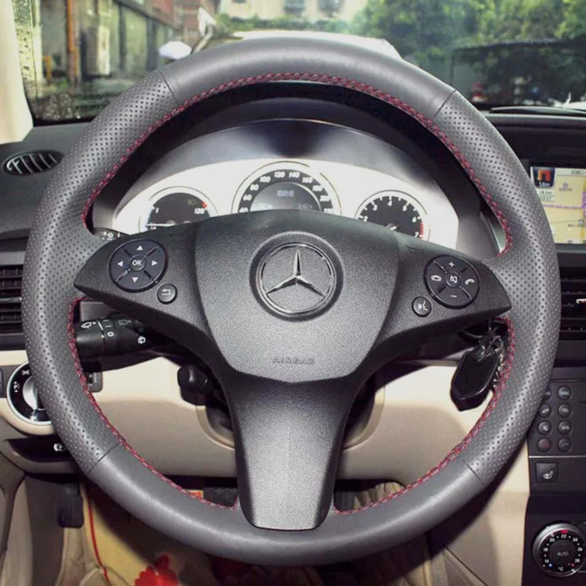 Чехол для Benz GLK300 2012, чехол на рулевое колесо Mercedes-benz, Прошитые чехлы на руль, автостайлинг, сделай сам, натуральная кожа, черный
Чехол для Benz GLK300 2012, чехол на рулевое колесо Mercedes-benz, Прошитые чехлы на руль, автостайлинг, сделай сам, натуральная кожа, черный