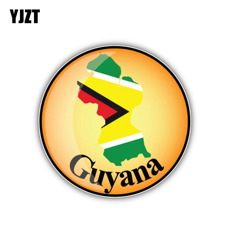 YJZT 10.5CM*10.5CM Car Styling Guyana Map Flag Car Window Car Sticker PVC Decal 6-1919
YJZT 10.5CM*10.5CM Car Styling Guyana Map Flag Car Window Car Sticker PVC Decal 6-1919