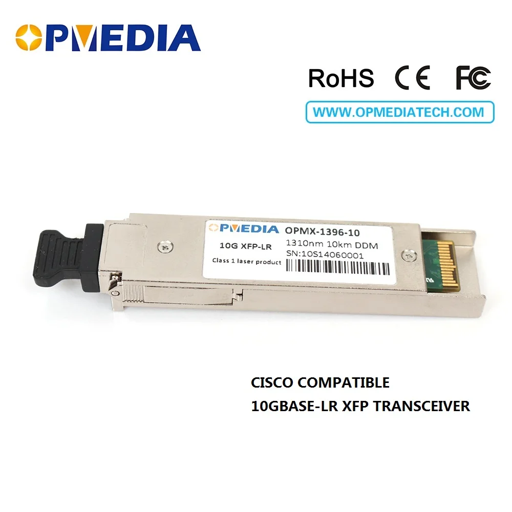 Free shipping compatible with cisco 10GBASE-LR,10G 1310nm 10KM XFP transceiver,LC connector,DDM function XFP optical module
Free shipping compatible with cisco 10GBASE-LR,10G 1310nm 10KM XFP transceiver,LC connector,DDM function XFP optical module