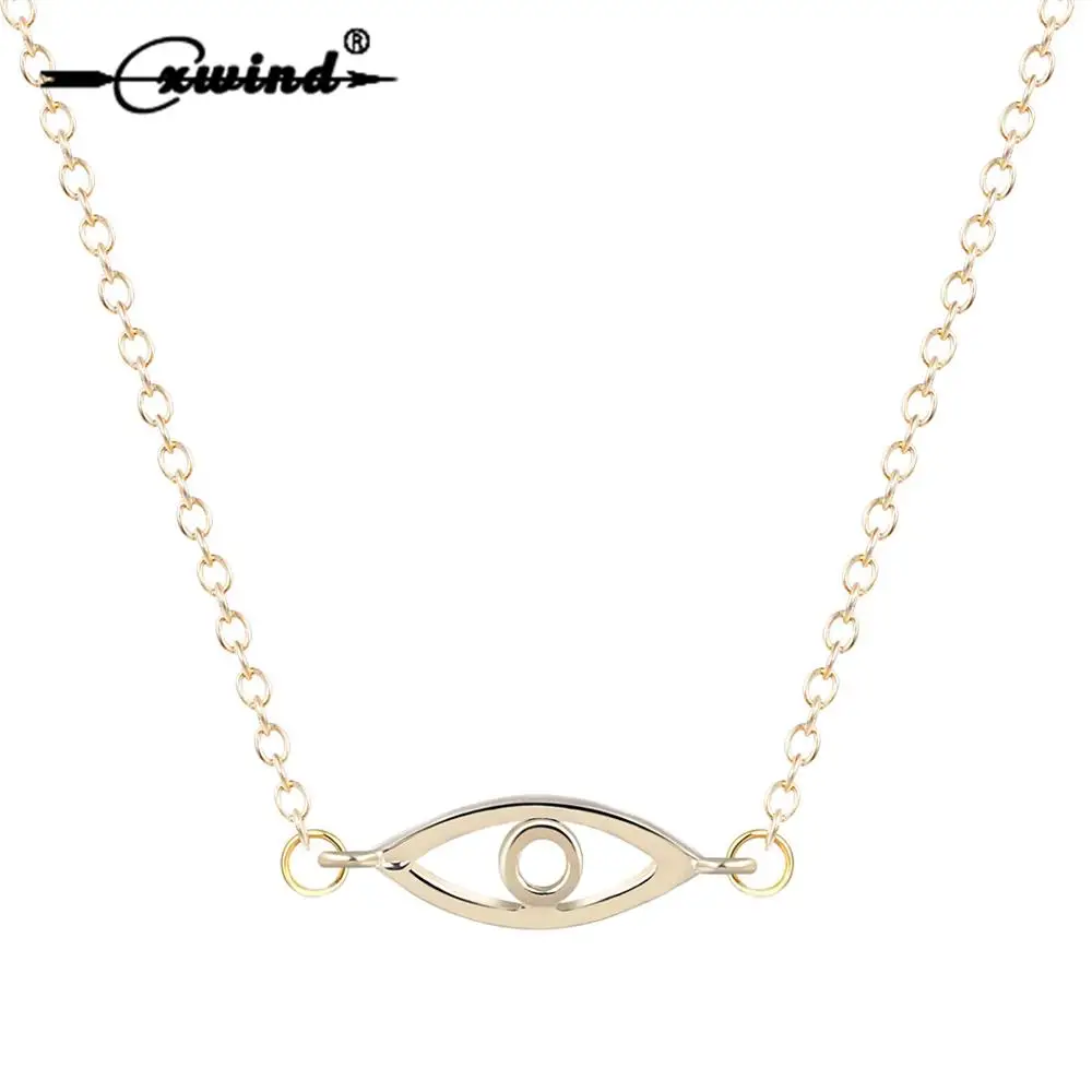 Cxwind Fashion Women Hollow Eyes Necklaces Turkish Evil Eye Clavicle Pendant Necklace Chain Jewelry for Gir Gift
Cxwind Fashion Women Hollow Eyes Necklaces Turkish Evil Eye Clavicle Pendant Necklace Chain Jewelry for Gir Gift
