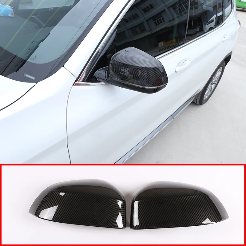Для BMW X3 X4 G01 G02 2018 2019 автомобильные аксессуары 2 шт. углеродное волокно внешняя сторона зеркала заднего вида крышка отделка
Для BMW X3 X4 G01 G02 2018 2019 автомобильные аксессуары 2 шт. углеродное волокно внешняя сторона зеркала заднего вида крышка отделка