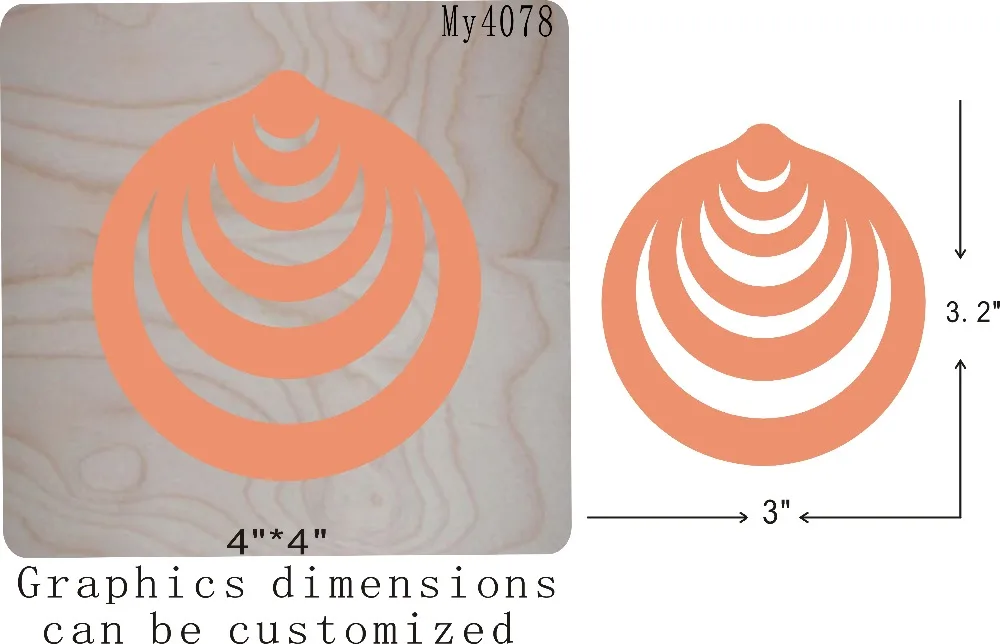 Orange ear pendant die cut accessories wooden die Regola Acciaio Die Misura / MY
Orange ear pendant die cut accessories wooden die Regola Acciaio Die Misura / MY