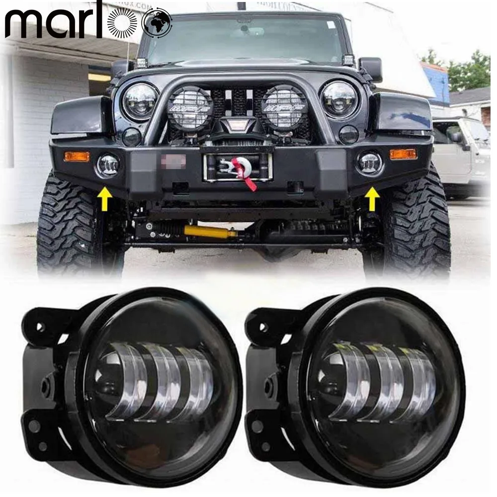 Marloo 2Pcs 30W 4 Inch Led Fog Light For Jeep Wrangler Chrysler 300 PT Cruiser Dodge Charger Journey Magnum Front Bumper Lights
Marloo 2Pcs 30W 4 Inch Led Fog Light For Jeep Wrangler Chrysler 300 PT Cruiser Dodge Charger Journey Magnum Front Bumper Lights