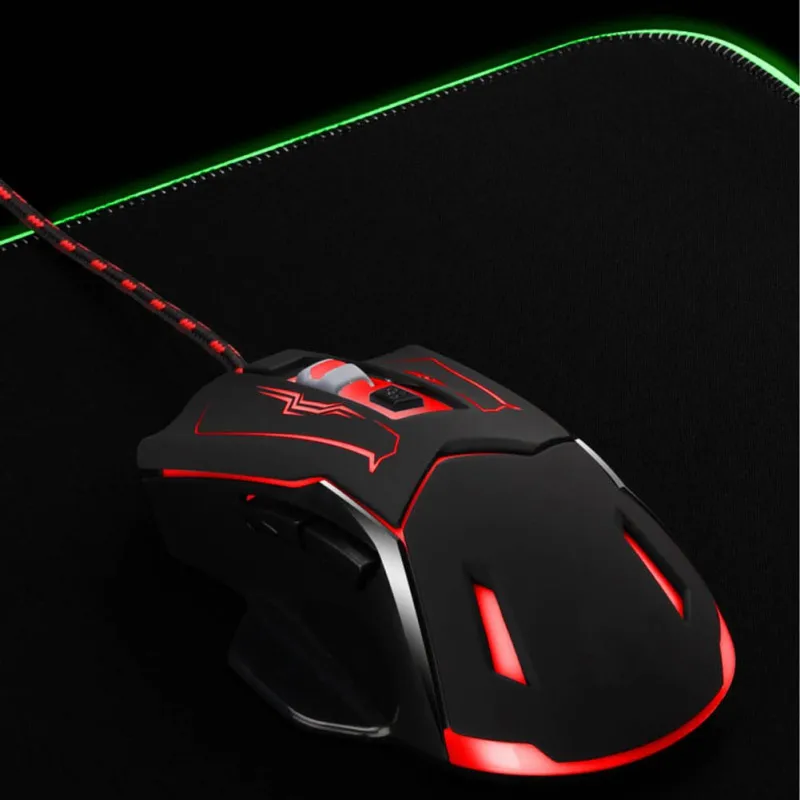 RGB Colorful Illuminated Gaming Mouse Pad Keyboard Pads PU Non-slip Rubber Mat For Better Game Office Experience
RGB Colorful Illuminated Gaming Mouse Pad Keyboard Pads PU Non-slip Rubber Mat For Better Game Office Experience