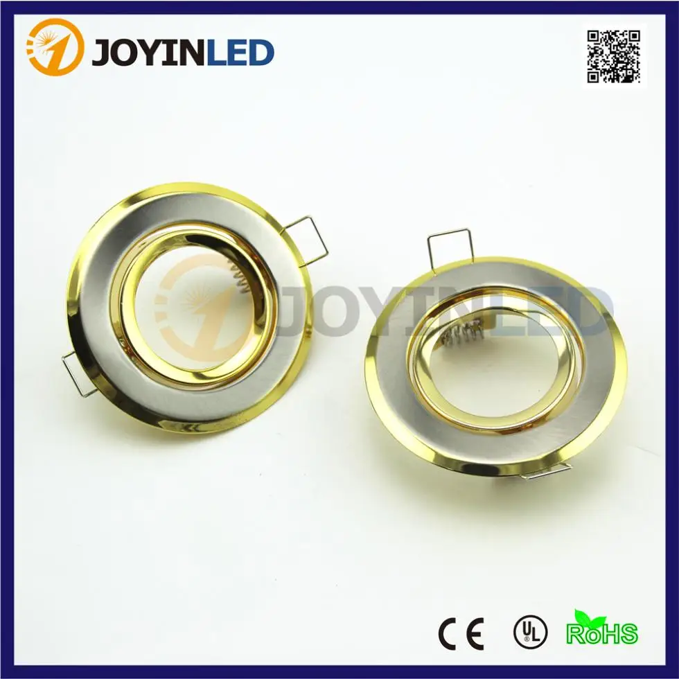 10pcs/Lot Factory Hot sale GU10 Frame Holder 50mm Cut Hole Golden Color Recessed Mr16 Led Spotlight Fixtures
10pcs/Lot Factory Hot sale GU10 Frame Holder 50mm Cut Hole Golden Color Recessed Mr16 Led Spotlight Fixtures