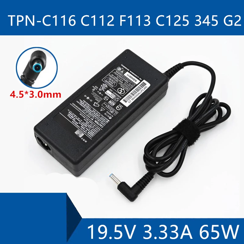 For HP TPN-C116 C112 F113 C125 345 G2 Laptop AC Adapter DC Charger Connector Port Cable 19.5V 3.33A 65W
For HP TPN-C116 C112 F113 C125 345 G2 Laptop AC Adapter DC Charger Connector Port Cable 19.5V 3.33A 65W