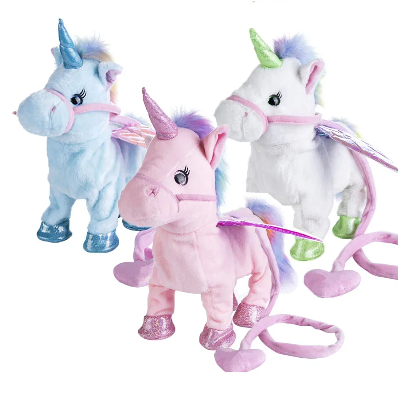 35cm Electric Walking Unicorn Stuffed Electric Plush Animal Toys Horse Music Unicorn for children toys
35cm Electric Walking Unicorn Stuffed Electric Plush Animal Toys Horse Music Unicorn for children toys