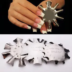 TMB-A-B French SMILE CUT+V-Shap 11 Size In One Edge Trimmer Nail Cutter Clipper Styling Nail Gel Easy French Smile Line Tools
TMB-A-B French SMILE CUT+V-Shap 11 Size In One Edge Trimmer Nail Cutter Clipper Styling Nail Gel Easy French Smile Line Tools