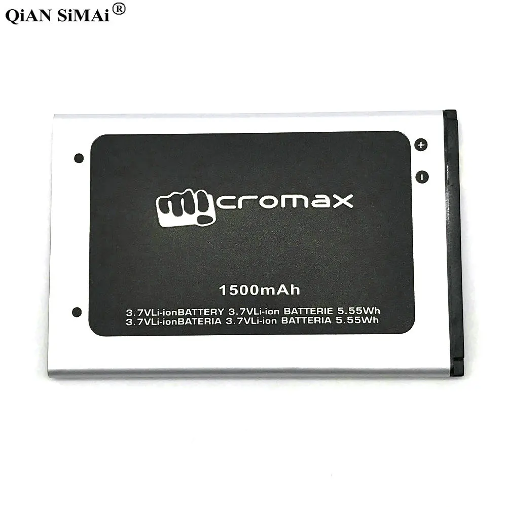 Новый высококачественный аккумулятор 1500 мАч для телефона Micromax A28 A35 A36 A59 A61 A63 |