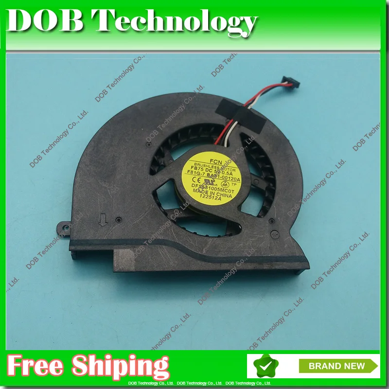 Genuine Original CPU fan for SAMSUNG forcecon DFS531005MC0T FB75 F81G-7 BA31-00120A laptop cpu cooling fan cooler
Genuine Original CPU fan for SAMSUNG forcecon DFS531005MC0T FB75 F81G-7 BA31-00120A laptop cpu cooling fan cooler
