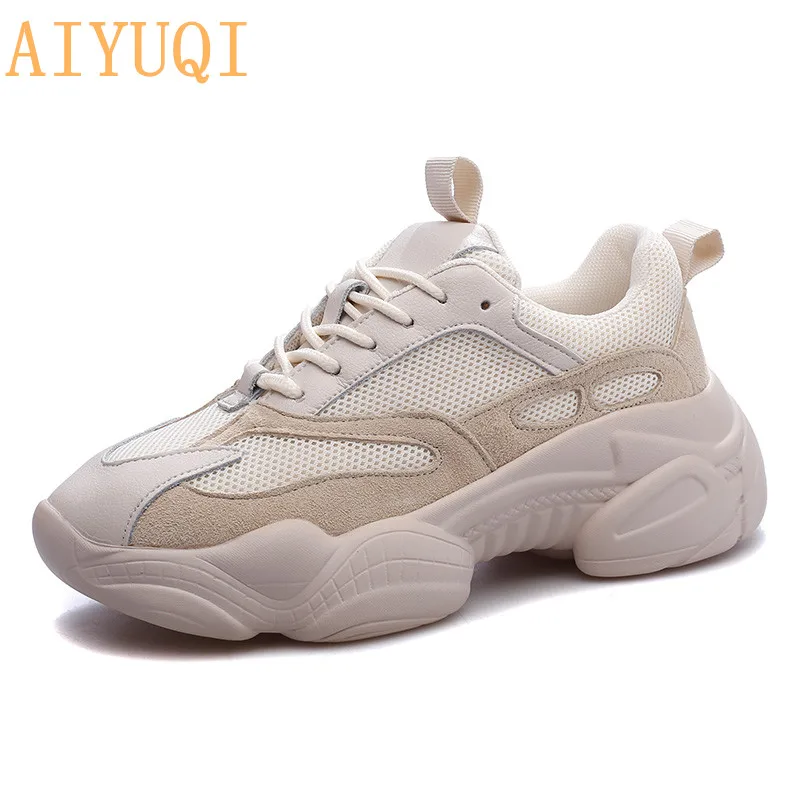 AIYUQI 2021 New Autumn Ladies sneakers With Genuine Leather Casual Breathable Mesh Women Shoes Lovers
AIYUQI 2021 New Autumn Ladies sneakers With Genuine Leather Casual Breathable Mesh Women Shoes Lovers