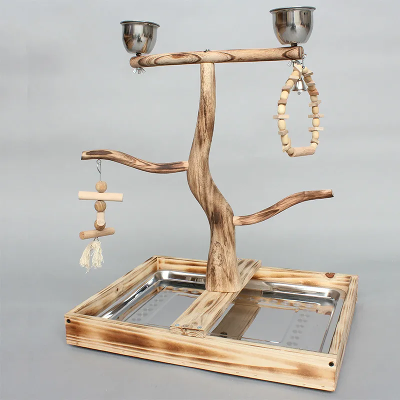 Solid wood cage stand parrot game gantry playground bite toy swing climbing bird shelf birdcage decorative ZP6271705
Solid wood cage stand parrot game gantry playground bite toy swing climbing bird shelf birdcage decorative ZP6271705
