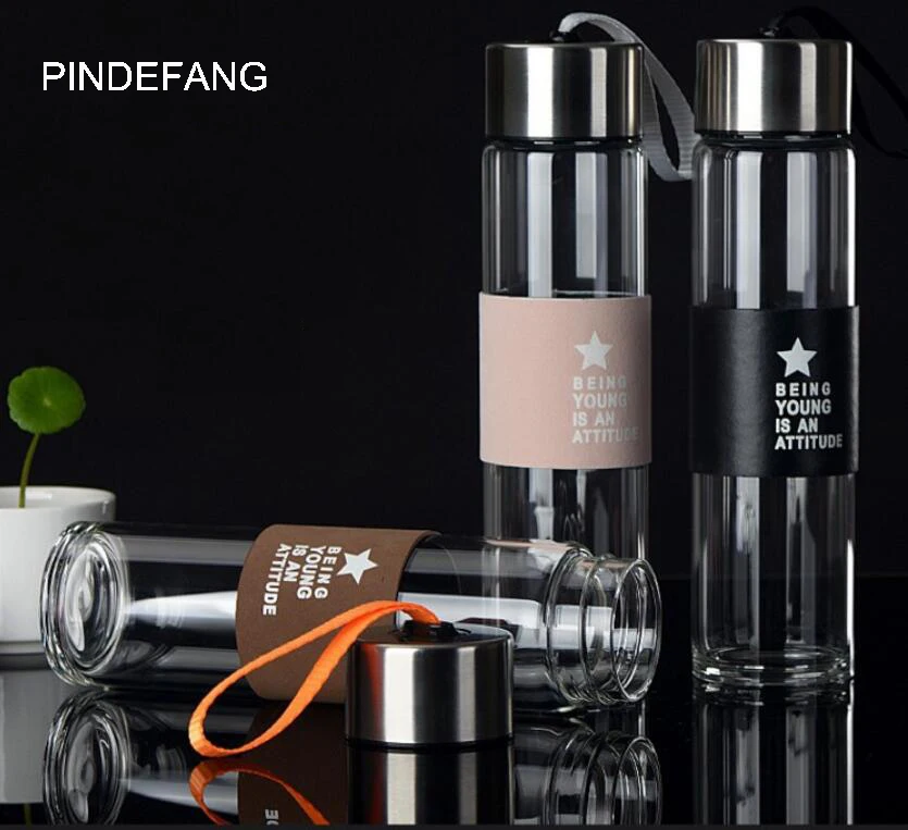 450ml / 15.83 fl.oz Heat-resistant Glass Sport Portable water Bottle Fashion Health Outdoor Tumbler pb-free Daily Drinkware New
450ml / 15.83 fl.oz Heat-resistant Glass Sport Portable water Bottle Fashion Health Outdoor Tumbler pb-free Daily Drinkware New