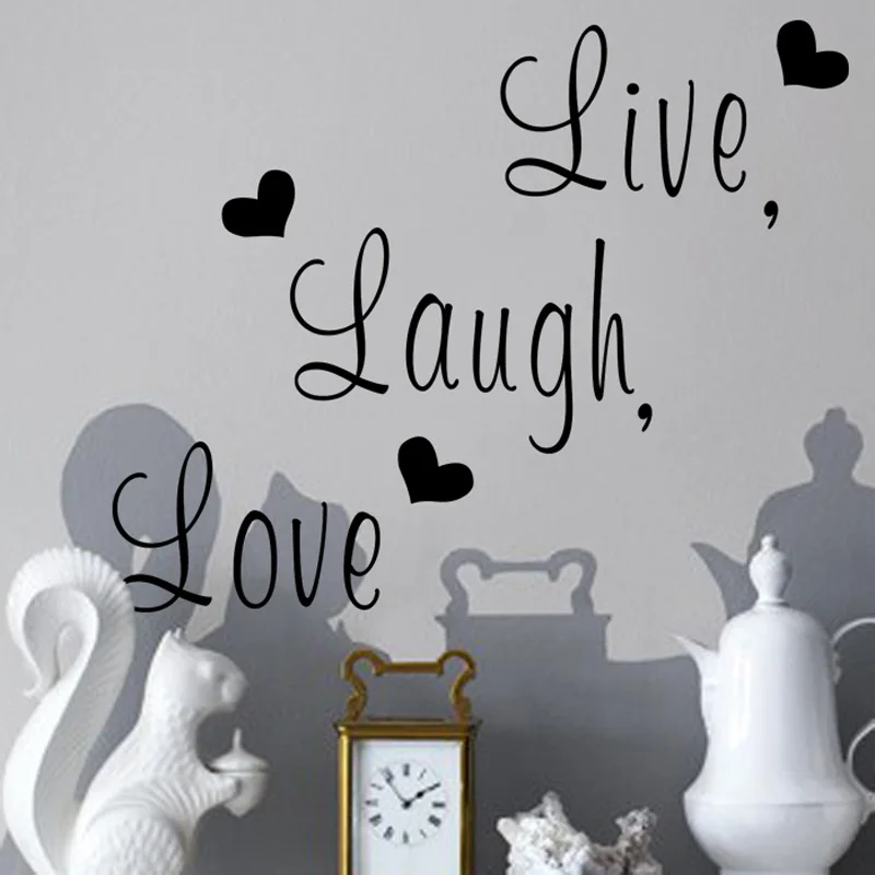 Live Laugh Love Wall Art Decal Quote Words Lettering Decor Sticker Wall Decals Home Decor Room Decoration
Live Laugh Love Wall Art Decal Quote Words Lettering Decor Sticker Wall Decals Home Decor Room Decoration