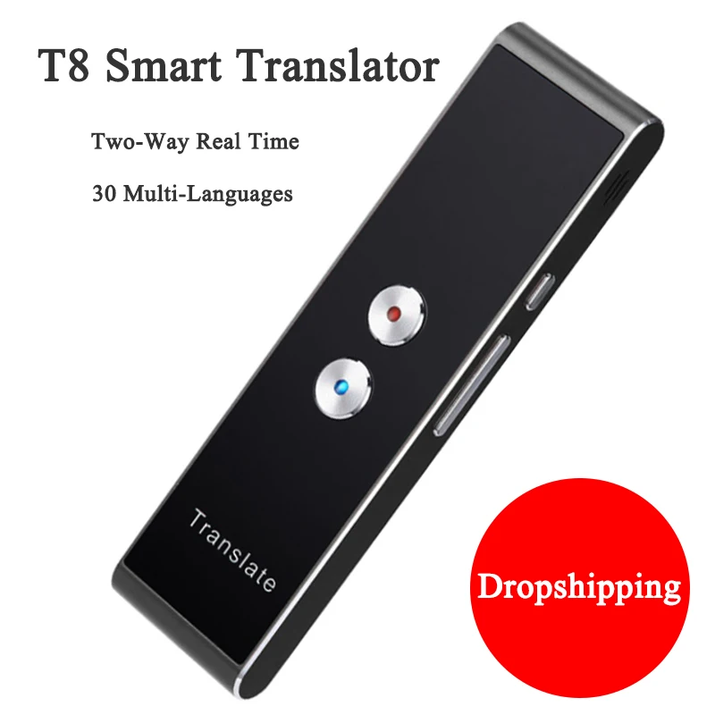 

T8 Smart Voice Translator 3 in 1 voice Text Photo 30 Languages Translation Traductor for Learning Travelling Business Meeting