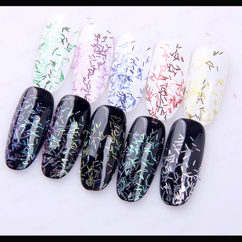 1x Pot Nail Art Colorful Strips Thread Wire Nail Particle Manicure Striping Art 12 Colors Glitter Line Tape Sticker
1x Pot Nail Art Colorful Strips Thread Wire Nail Particle Manicure Striping Art 12 Colors Glitter Line Tape Sticker
