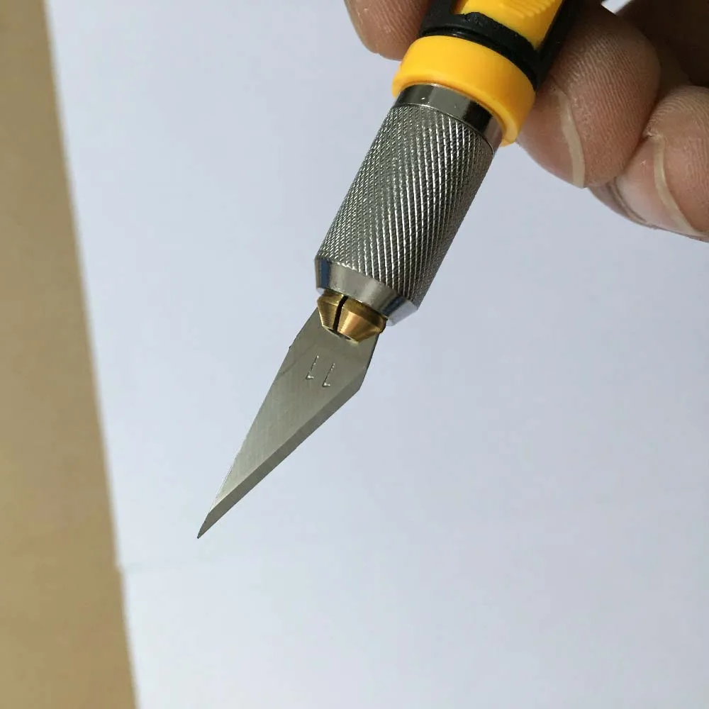 1pcs Non-slip Handle with 10 pcs SK5 Blades Wood Carving Tools Fruit Food Craft Sculpture Engraving Knife Hand Tools
1pcs Non-slip Handle with 10 pcs SK5 Blades Wood Carving Tools Fruit Food Craft Sculpture Engraving Knife Hand Tools