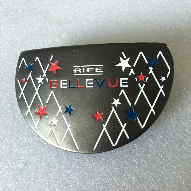 New Golf clubs heads BELLEVUE R Golf putter head black Color Golf heads no Clubs shaft
New Golf clubs heads BELLEVUE R Golf putter head black Color Golf heads no Clubs shaft