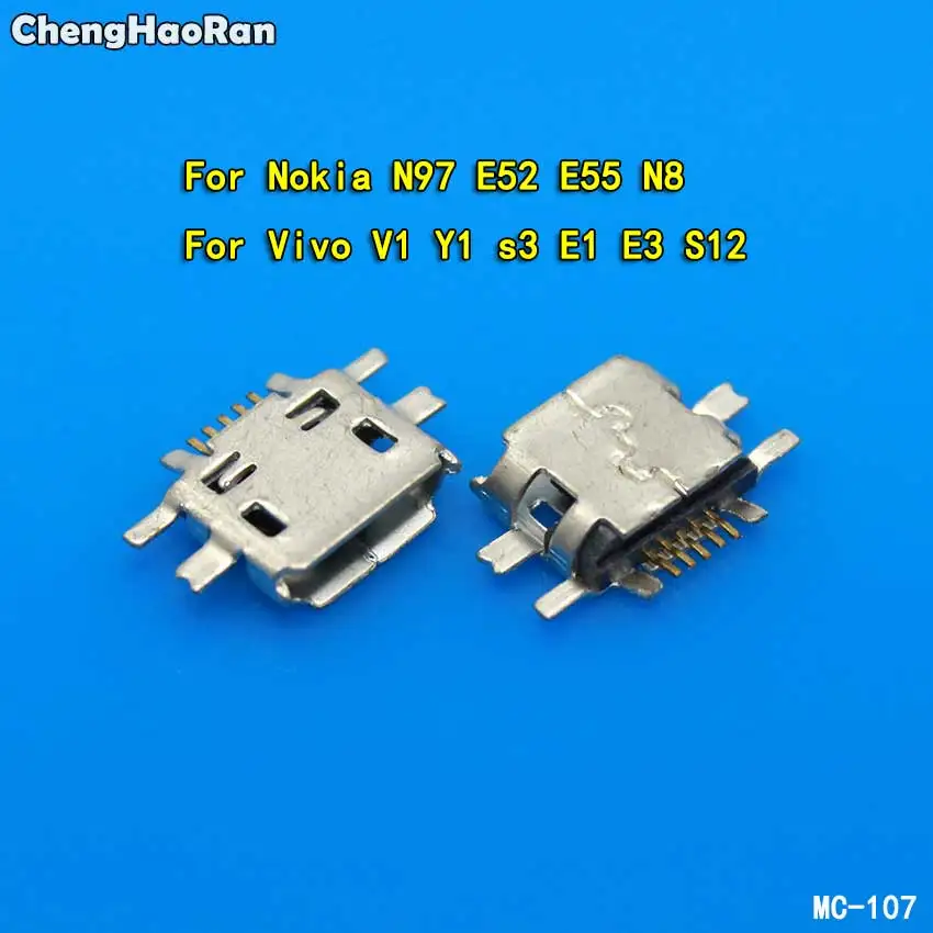 ChengHaoRan 5pin Micro USB Jack USB Connector Socket Charging port for Nokia N97 E52 E55 N8 For VIVO V1 Y1 S3 E1 E3 S12
ChengHaoRan 5pin Micro USB Jack USB Connector Socket Charging port for Nokia N97 E52 E55 N8 For VIVO V1 Y1 S3 E1 E3 S12