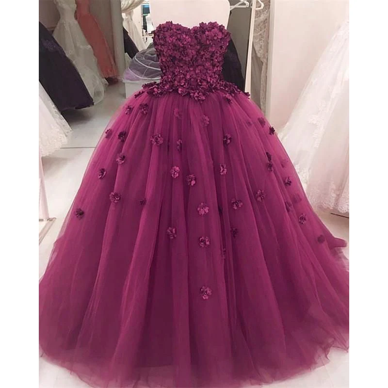 Luxury Ball Gown Prom Dresses 2023 New Sleeveless Floor Length Tull Sweetheart Flowers Formal Evening Party Gowns
Luxury Ball Gown Prom Dresses 2023 New Sleeveless Floor Length Tull Sweetheart Flowers Formal Evening Party Gowns