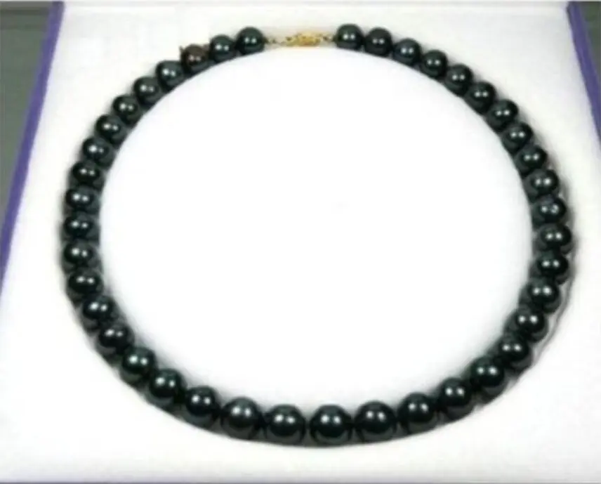 Exquisite 9-10 mm black Tahitian AAA++ Pearl Necklace 18" >ePacket free shipping
Exquisite 9-10 mm black Tahitian AAA++ Pearl Necklace 18" >ePacket free shipping