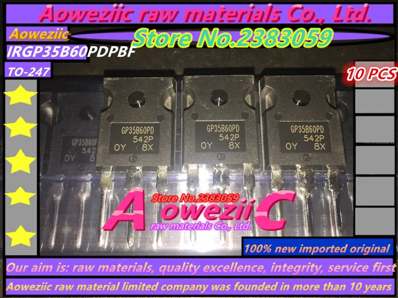 Aoweziic 100% новый импортный оригинальный IRGP35B60PD GP35B60PD IRGP35B60PDPBF TO-247 IGBT FET 60A / 600V
Aoweziic 100% новый импортный оригинальный IRGP35B60PD GP35B60PD IRGP35B60PDPBF TO-247 IGBT FET 60A / 600V