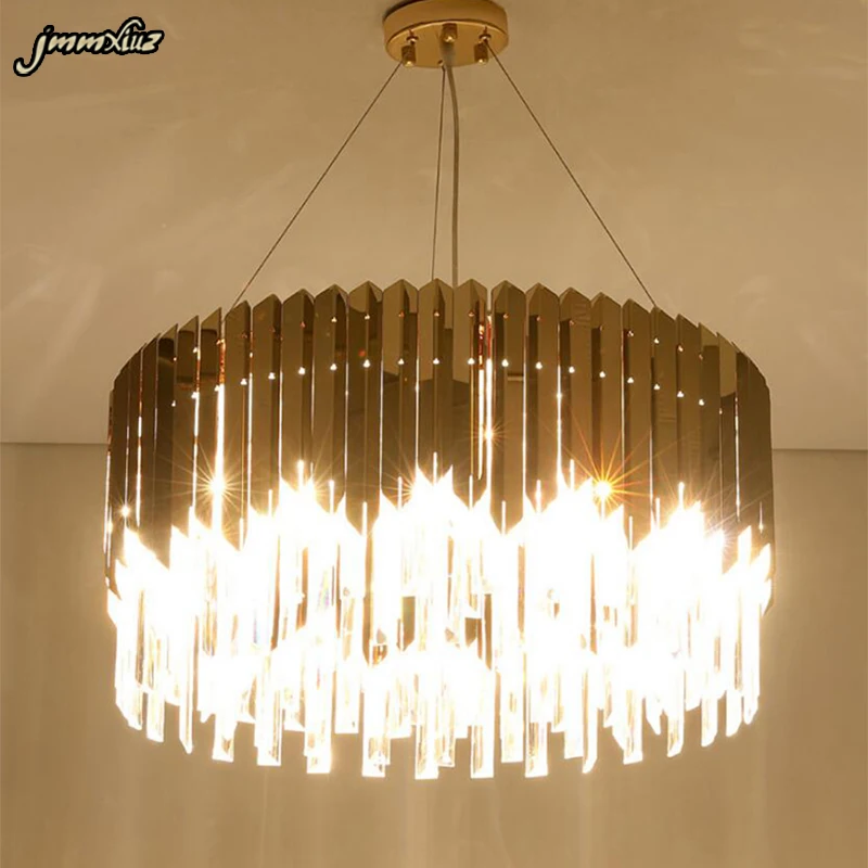 jmmxiuz Luxury design crystal chandelier modern living room lights AC110V 240V chandelier LED dining room lamp
jmmxiuz Luxury design crystal chandelier modern living room lights AC110V 240V chandelier LED dining room lamp