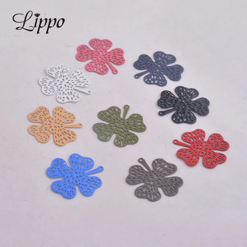 50pcs AC8434 Clover Charms Starfishes Articles Pink Yellow Purple Pendants Painted Metal Brass Jewelry Findings
50pcs AC8434 Clover Charms Starfishes Articles Pink Yellow Purple Pendants Painted Metal Brass Jewelry Findings