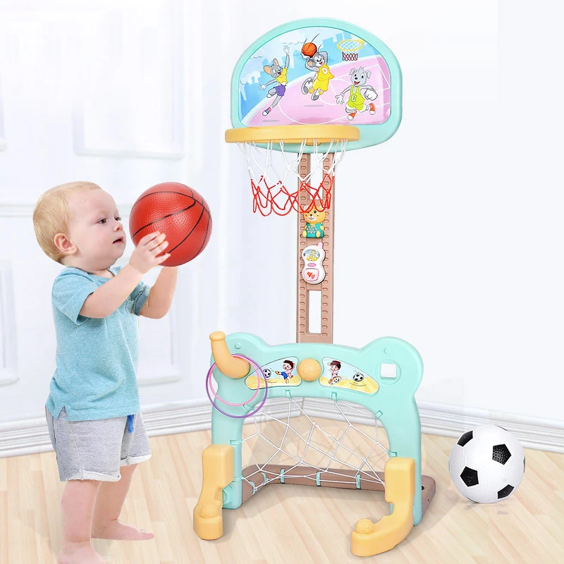 iPiggy Basketball Stand Indoor Sports Hoop Toy Set Ball Backboard Kit Football Mini Goal gate Shooting Frame | Игрушки и хобби
