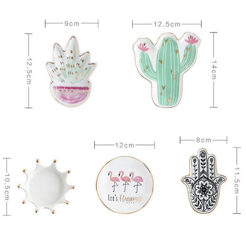 Creative Nordic Gold Rimmed Ceramic Storage Tray Food Dessert Jewelry Desktop Storage Tray Ring Bracelet Holder Home Decorative
Creative Nordic Gold Rimmed Ceramic Storage Tray Food Dessert Jewelry Desktop Storage Tray Ring Bracelet Holder Home Decorative