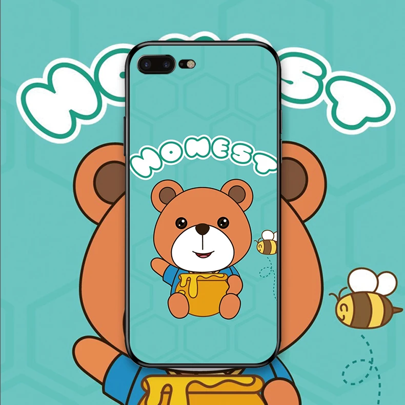 Силиконовый мягкий чехол из ТПУ для iphone 7plus 8plus XR XS X XSMAX телефона с животными iphone6 6S