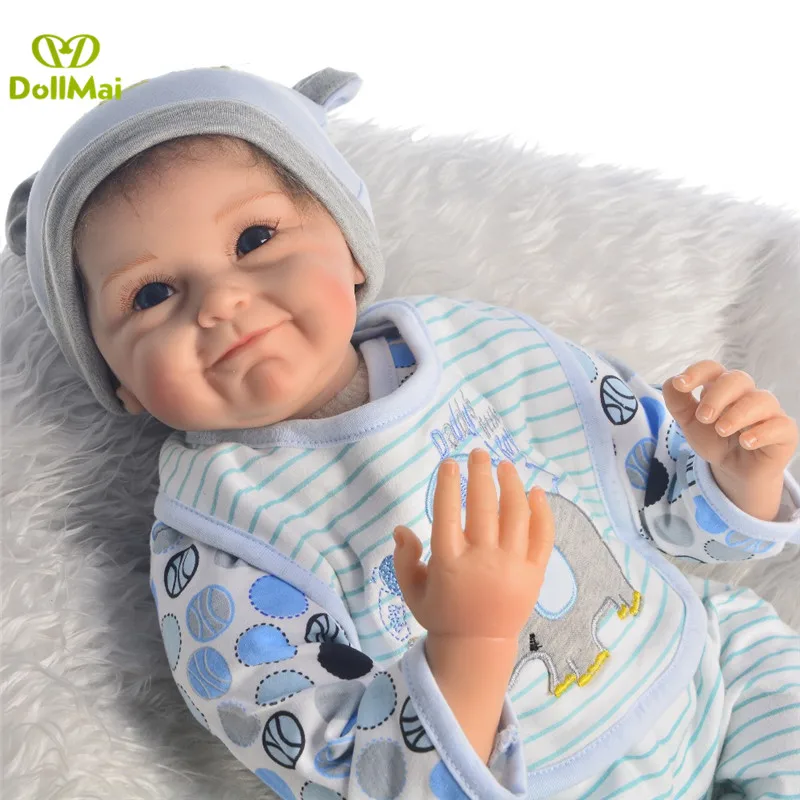 Bebe reborn baby doll 22 дюймов Реалистичного Новорожденные мальчик pop Мягкие силиконовые детские куклы, игрушки для детей, подарок
Bebe reborn baby doll 22 дюймов Реалистичного Новорожденные мальчик pop Мягкие силиконовые детские куклы, игрушки для детей, подарок