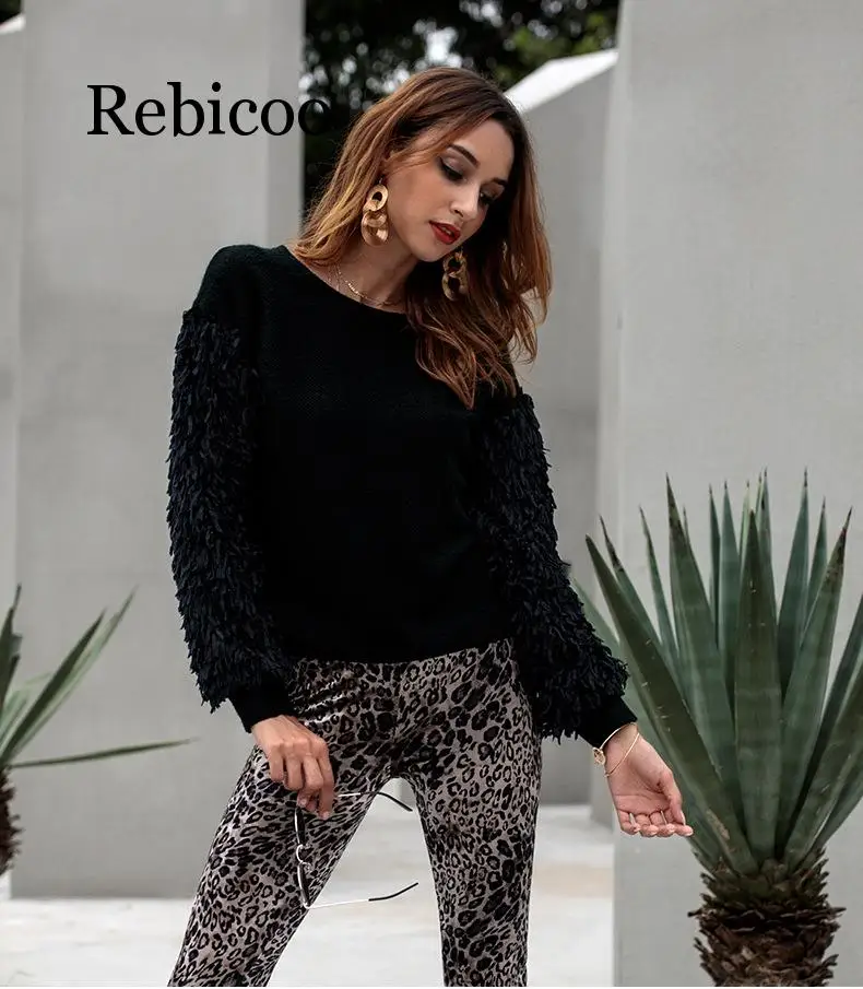 Autumn sweaters women winter 2019 jumpers knitted clothes fashion Fringed long sleeve sweaters pullover female sale sweater
Autumn sweaters women winter 2019 jumpers knitted clothes fashion Fringed long sleeve sweaters pullover female sale sweater
