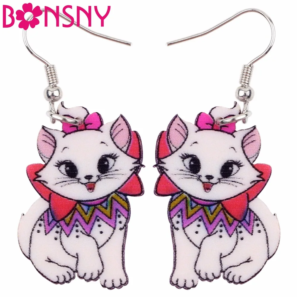 Bonsny Acrylic Stud Smile Cat Earrings Drop Dangle Big Long Novelty Cartoon Animal Jewelry For Girls Women Pet Lovers Gift Party
Bonsny Acrylic Stud Smile Cat Earrings Drop Dangle Big Long Novelty Cartoon Animal Jewelry For Girls Women Pet Lovers Gift Party