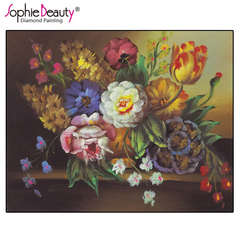 Картина из страз «сделай сам» Sophie Beauty, вышивка крестиком, красочное украшение вазы, ручная работа, вышивка, наборы для домашнего декора, пода... 
Картина из страз «сделай сам» Sophie Beauty, вышивка крестиком, красочное украшение вазы, ручная работа, вышивка, наборы для домашнего декора, пода...