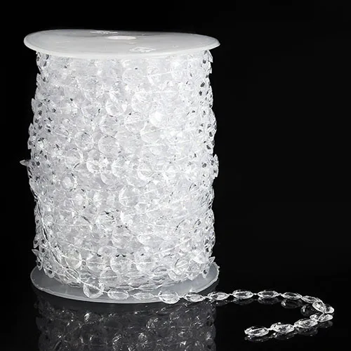 30 Meters Transparent Plastic Resin Beads Curtain Window Door Wedding Backdrop | Дом и сад