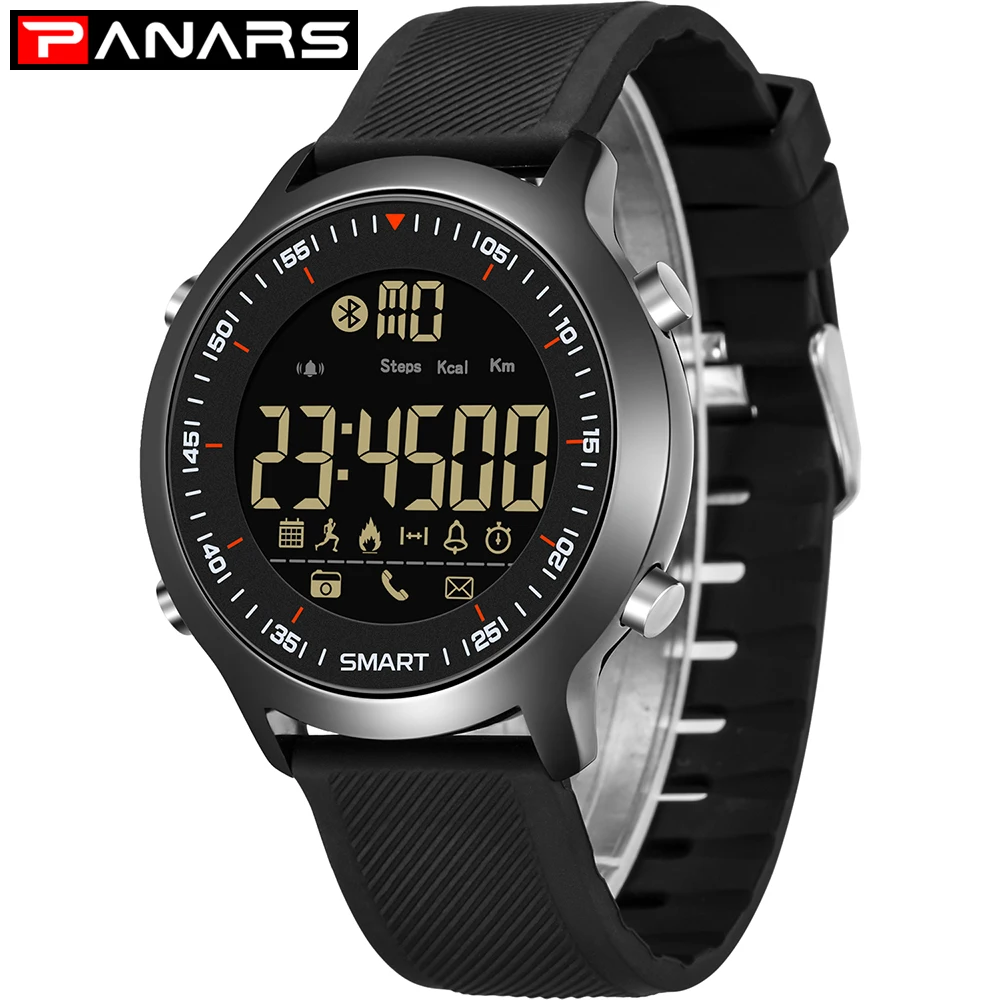 SYNOKE Digital Smart Watch Men Pedometers Message Reminder Sport Waterproof Bluetooth-compatible Watches for iOS Android
SYNOKE Digital Smart Watch Men Pedometers Message Reminder Sport Waterproof Bluetooth-compatible Watches for iOS Android