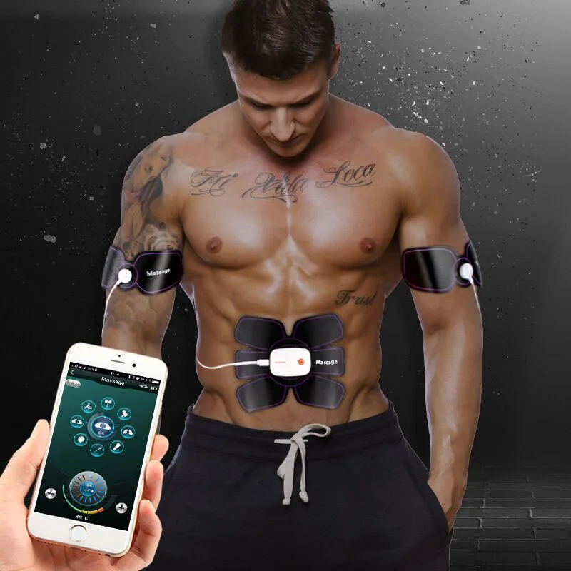Abdominal Rollers Muscle Trainer Smart App Electronic Muscle Stimulator Exerciser Machine Slimming Fitness Massage Equipment
Abdominal Rollers Muscle Trainer Smart App Electronic Muscle Stimulator Exerciser Machine Slimming Fitness Massage Equipment