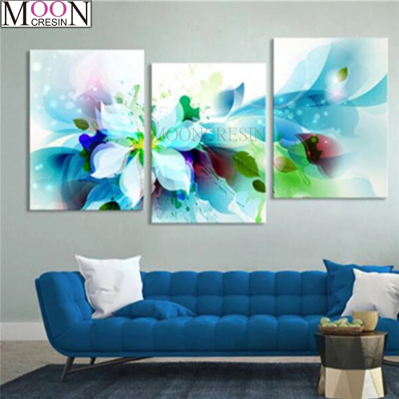 DIY 5D Diamond Painting Cross Stitch triptych Flower Abstract Diamond Embroidery Square Full Drill Diamond Mosaic Decoration Kit
DIY 5D Diamond Painting Cross Stitch triptych Flower Abstract Diamond Embroidery Square Full Drill Diamond Mosaic Decoration Kit